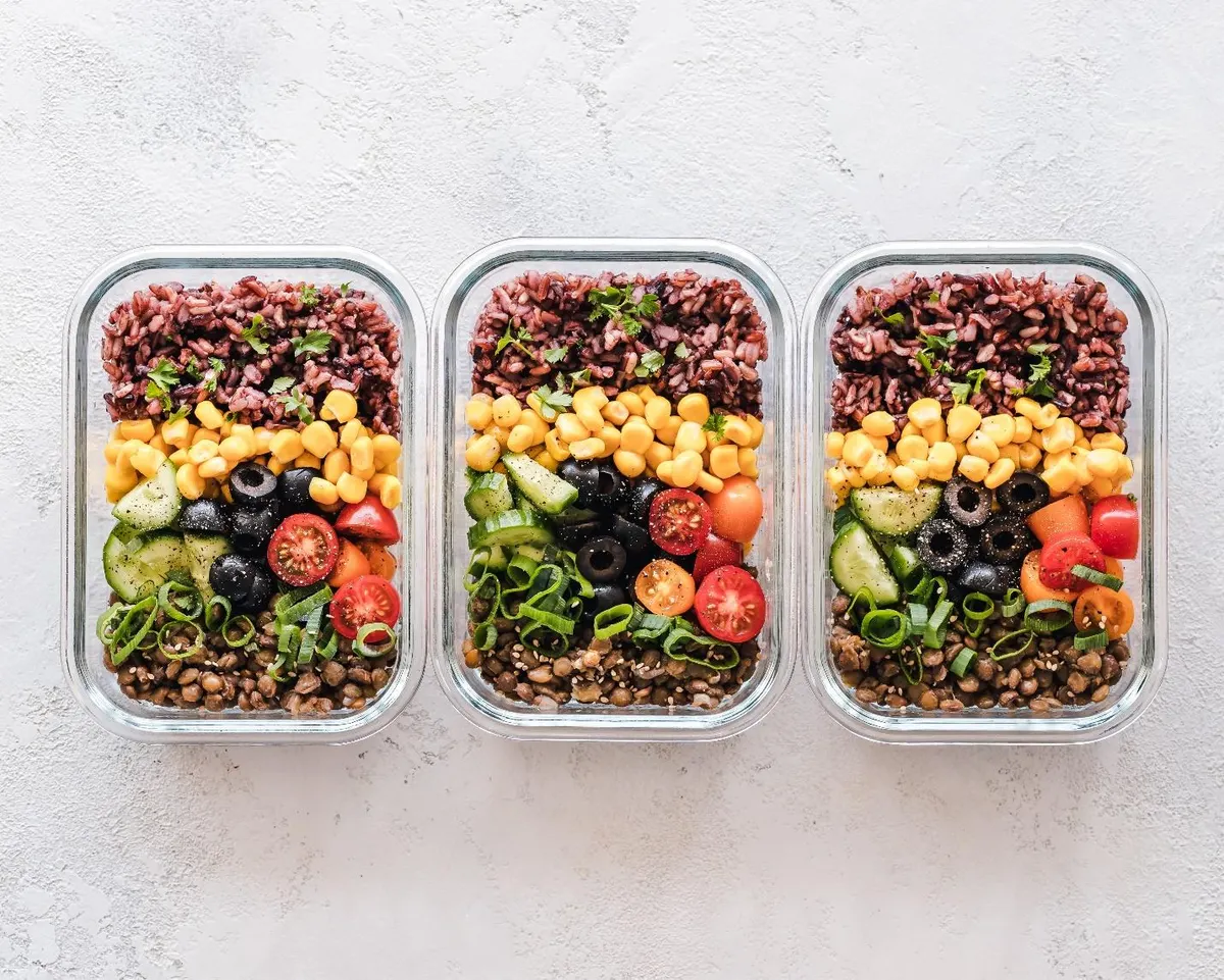 A picture containing container, food, plastic, trayDescription automatically generated