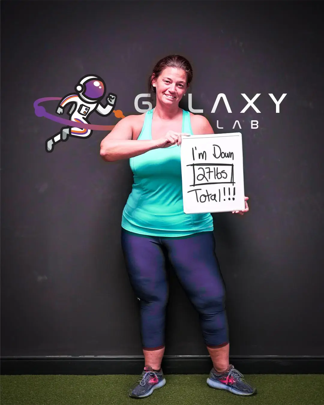 Galaxy Fit Lab client success story - woman lost 127 pounds total with small group fitness classes in Naples FL